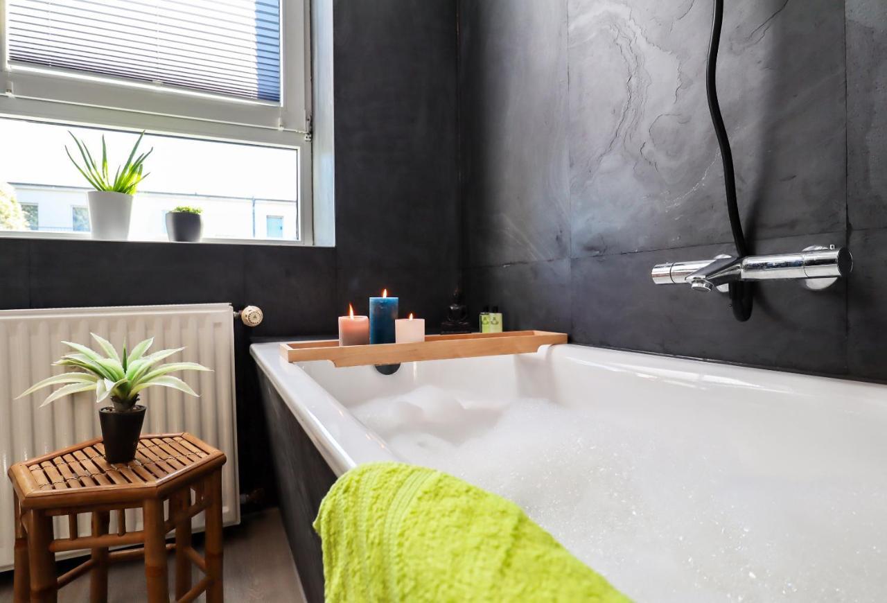 מגדבורג Md-8 Kleiststrasse 4 - Zentral Nur 5Min Bis Zur Innenstadt - 2Schlafzimmer-Smart Tv-Badewanne-Innenhoflage מראה חיצוני תמונה